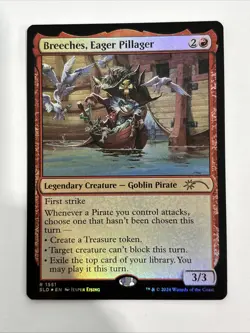 Breeches, Eager Pillager 1551 NM Rainbow Foil MTG SLD Jesper Ejsing - Image 1