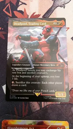 Deadpool Secret Lair Magic the Gathering Foil COMPLETE SET - MINT - Image 2