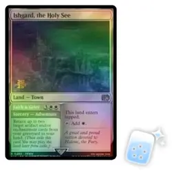 FOIL ISHGARD, THE HOLY SEE (FINAL FANTASY PRERELEASE) Final Fantasy FIN MTG - Image 1