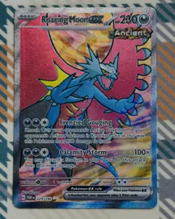 Roaring Moon Ex Full Art Pokemon Paradox Rift #229/182 Near Mint Fast Shipping - Image 2