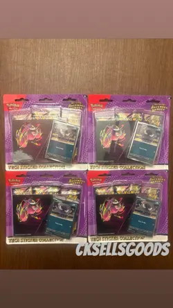 Pokemon Ascended Heroes Tech Sticker Collection Lot of 4 - Image 1