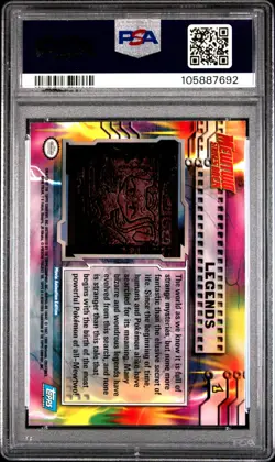 1999 TOPPS POKEMON THE MOVIE EDT LEGENDS #1 MOVIE EDITION PSA 9 - Image 2