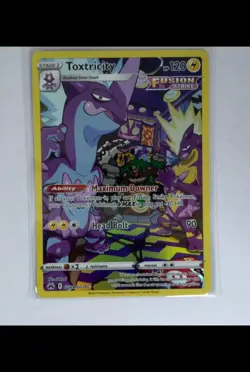 2023 Pokemon Toxtricity Full Art #GG09/GG70 Crown Zenith Galarian Gallery NM - Image 1