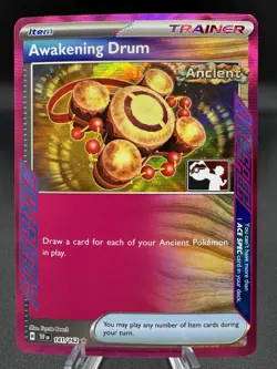Awakening Drum 141/162 Play! Pokemon Prize Pack Series 5 Stamped NM - Image 1