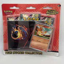 🔥Pokemon Ascended Heroes Tech Sticker Collection Charmander - New - Sealed - Image 1