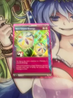 NEO UPPER ENERGY 162/162 PRIZE PACK PLAY PROMO NEAR MINT POKEMON TCG - Image 1