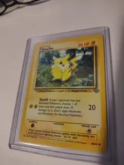 Pokemon, Pikachu Spark Basic Pokemon 50 HP, LV14, #25, 60/64 1995 - Image 1
