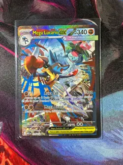 Mega Lucario EX 179/132 Sir Mega Evolutions Pokemon TCG Minty - Image 1