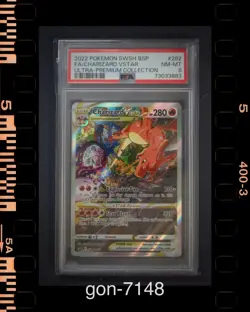2022 POKEMON SWSH ULTRA-PREMIUM COLLECTION FA/CHARIZARD VSTAR PSA 8 NM-MT - Image 1