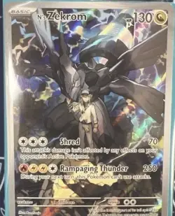Pokemon TCG N’s Zekrom #31 Black Star Promo SEALED . Excellent Centering Mint - Image 1