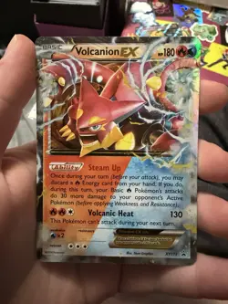 Volcanion EX XY173 Pokemon TCG Promo Holo Black Star Near Mint Condition - Image 1