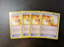 Professor's Letter 146/162 XY Breakthrough - x4 Trainer Pokemon - Playset - Image 1