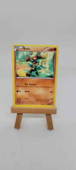 Pokemon TCG Riolu BW Black Star Promos BW33 Regular Promo LP/MP - Image 1