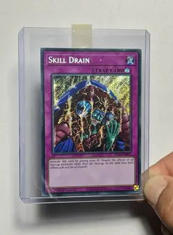 Skill Drain RA02-EN077 (NM) Platinum Secret Rare 1st Edition YuGiOh! TCG Card - Image 3