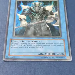 Yu-Gi-Oh! Demise, King of Armageddon SOI-EN035 Mod/Light Played *FREE SHIPPING* - Image 3