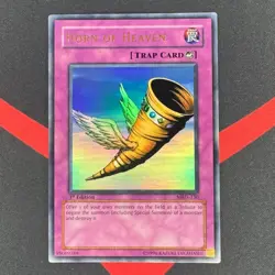 Yu-Gi-Oh! Horn of Heaven MRD-130 1st Edition Ultra Rare Asian English LP EX - Image 1