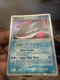 Pokemon 2004 Kyogre EX TCG Holo Ultra Rare Card Hidden Legends 94/101 Nm - Image 2