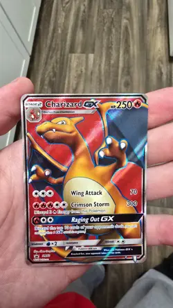Charizard GX SM60 Full Art Holo Card Pokemon TCG Card Rare SM Promos NM/LP - Image 1