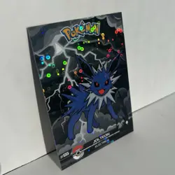 Pokemon Peru Black Dark Jolteon #135 Confetti Holo Card 2025 - Image 2