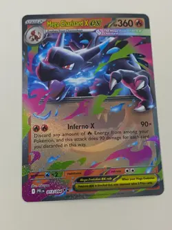 Pokemon Mega Charizard ex 013/094 - Phantasmal Flames Double Rare NM - Free Card - Image 1