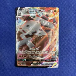 Stonjourner Vmax 116/202 Sword & Shield Ultra Rare Pokemon Card - NM - Image 1