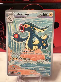 Pokemon TCG Black Bolt Elektross Illustration Rare Card 115/86 - Image 1