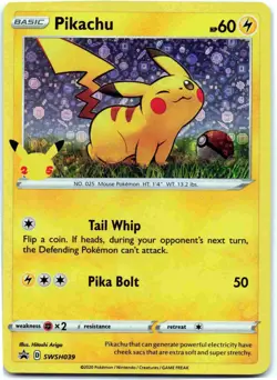 Pikachu - (General Mills) Promo Miscellaneous Cards & Products MCAP Lightning H - Image 1