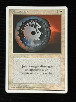 Magic MTG Italian Revised Disenchant Artist Proof Near Mint - Only 50 Exist! - Image 1