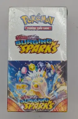 1x Pokemon Surging Sparks Half Booster Box 18 Packs Brand New Sealed - Image 1
