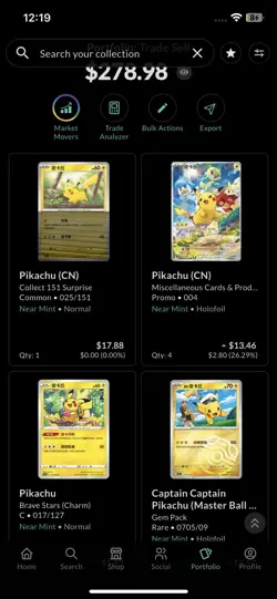 Rare English & Chinese Exclusive Pikachu Pokemon Card & Other Tcg card Lot - Image 2