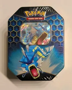 Pokemon TCG - 1st Run - 2019 HIDDEN FATES GYARADOS GX Tin - Factory Sealed! MINT 820650804816 - Image 1
