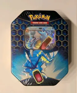 Pokemon TCG - 1st Run - 2019 HIDDEN FATES GYARADOS GX Tin - Factory Sealed! MINT 820650804816 - Image 2
