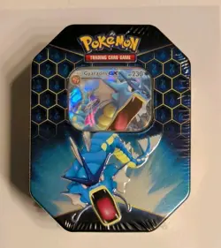 Pokemon TCG - 1st Run - 2019 HIDDEN FATES GYARADOS GX Tin - Factory Sealed! MINT 820650804816 - Image 3
