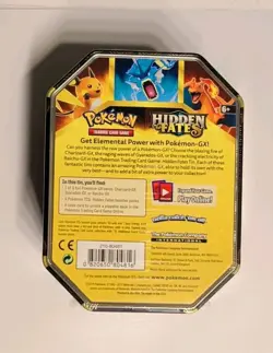 Pokemon TCG - 1st Run - 2019 HIDDEN FATES GYARADOS GX Tin - Factory Sealed! MINT 820650804816 - Image 4