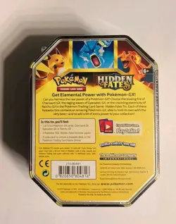 Pokemon TCG - 1st Run - 2019 HIDDEN FATES GYARADOS GX Tin - Factory Sealed! MINT 820650804816 - Image 5
