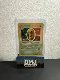 Pokemon TCG Kakuna Base Set 33/102 Regular Shadowless Uncommon MP 033/102 - Image 1