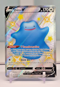 Pokemon TCG Ditto V SV118/SV122 Shining Fates Shiny Vault NM - Image 4
