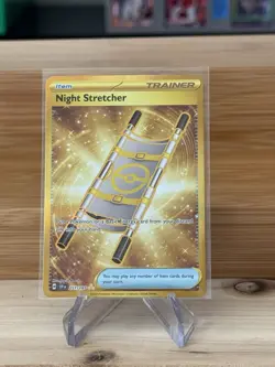 Night Stretcher 251/191 Pokemon TCG S&V Surging Sparks - NM Hyper Rare GOLD Holo - Image 1