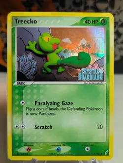 Treecko 67/100 EX Crystal Guardians Reverse Holo STAMPED 2006 Pokemon NM - Image 1