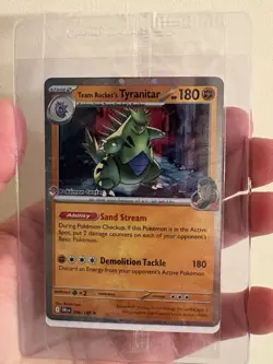 Pokemon Center Team Rocket's Tyranitar 096/182 Destined Rivals Promo Sealed - Image 1