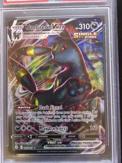 PSA 10 GEM MT - Pokemon TCG: 2021 SWSH Evolving Skies 095/203 Umbreon Vmax - Image 2