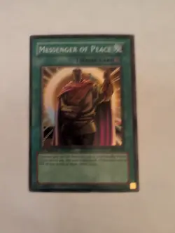Messenger of Peace MRL-102 1st Ed Yu-Gi-Oh Super Rare – LP Vintage Spell Card - Image 1