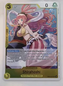 Shirahoshi EB03-052 Extra Booster: One Piece Heroines Edition Foil Rare - Image 1