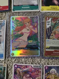 One Piece TCG Nami OP08-106 SR Two Legends Super Rare Foil Lot Kalgara S-Bear - Image 3