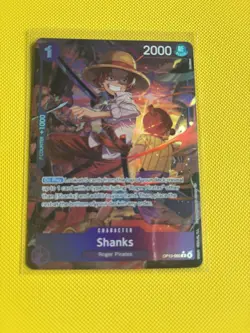 One Piece CCG Shanks Alt Art OP13-065 Carrying on His Will English Pack Fresh - Image 1