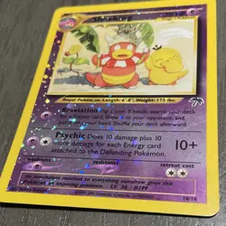 POKEMON SLOWKING #14/18 - REVERSE HOLO PROMO - SOUTHERN ISLANDS - 70HP TCG CARD - Image 3