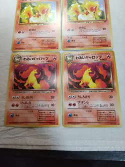[NM-] Ponyta Dark Rapidash Old back Team Rocket Japanese Pokemon Card 6665 - Image 3