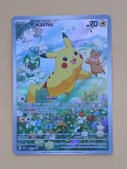 Pikachu Pokemon Scarlet & Violet SVP 088 Paldea Adventure Chest Promo Card - Image 1