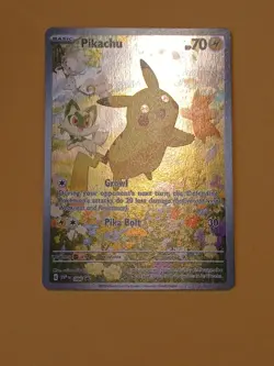Pikachu Pokemon Scarlet & Violet SVP 088 Paldea Adventure Chest Promo Card - Image 2