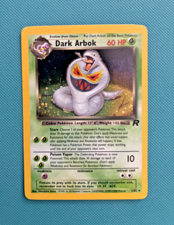 Dark Arbok Holo Team Rocket 2/82 Near Mint Pokemon Card - Image 1